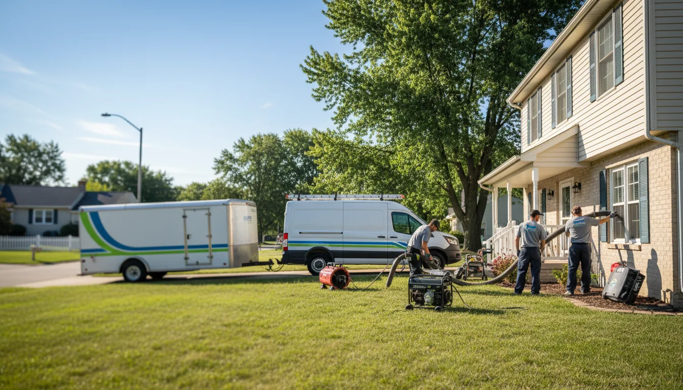 Flooded Basement Restoration And Cleanup With Repair in Ottosen, IA near me